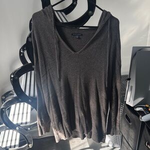 Women's Grey Hooded Sweater